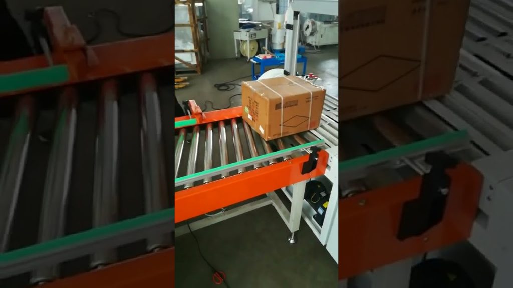 Effortlessly Secure Packages with the XT101A Fully Automatic Strapping Machine